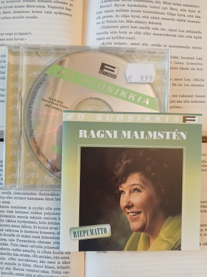 Ragni Malmstén - 20 suosikkia: Riepumatto (CD)