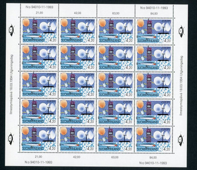 1994 Eurooppa 4,20 mk arkki **