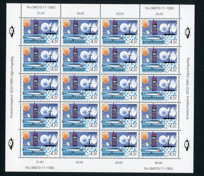 1994 Eurooppa 4,20 mk arkki **
