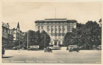 TURKU, SUOMALAINEN YLIOPISTO - vanha kortti