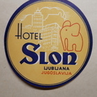 Matkalaukkumerkki tai hotellimerkki, Hotel Slon Ljubljana - pikkukuva 1