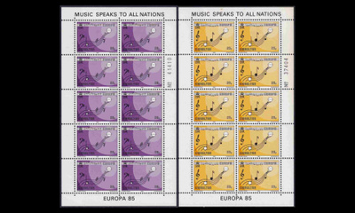 Gibraltar 487-8kb ** Europa musiikkivuosi (1985)
