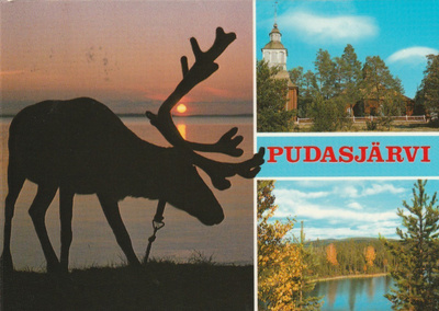 KIRKKOKORTTI - PUDASJÄRVEN KIRKKO