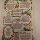Keittiöpyyhe Traditional Scottish Recipes Vintage - pikkukuva 1