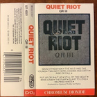 QUIET RIOT:” QR III ”, C-kasetti - pikkukuva 2