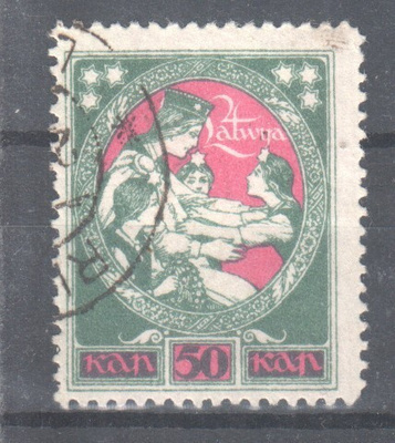 Latvia 1920 Mi 40