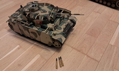 Panzer III panssarivaunu pienoismalli 1/16