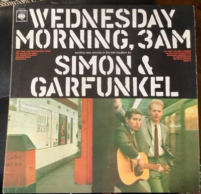 SIMON& GARFUNKEL :” Wednesday Morning, 3 Am, vinyyli lp