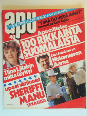 APU LEHTI 40 / 1983 VIIKKOLEHTI