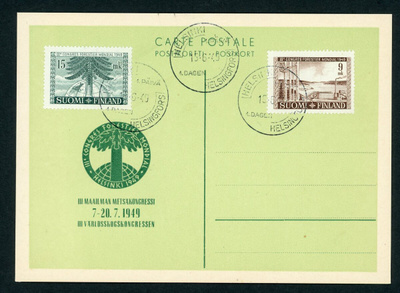 FDC 1949 Metsäkongressi