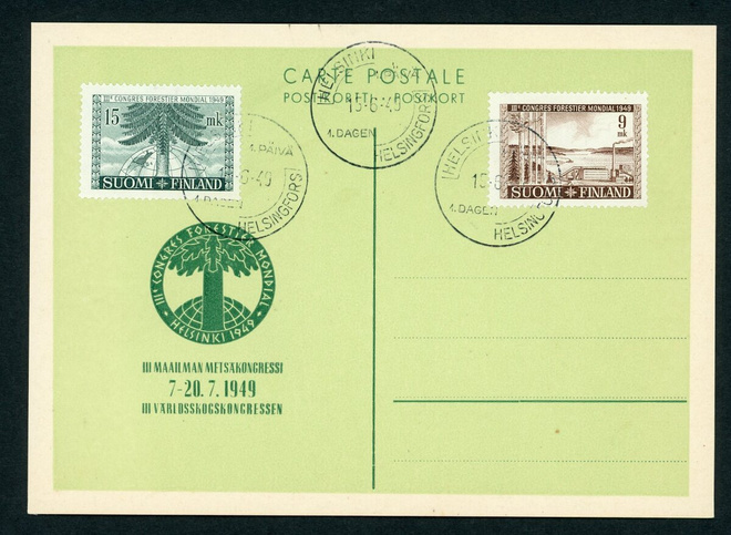 FDC 1949 Metsäkongressi