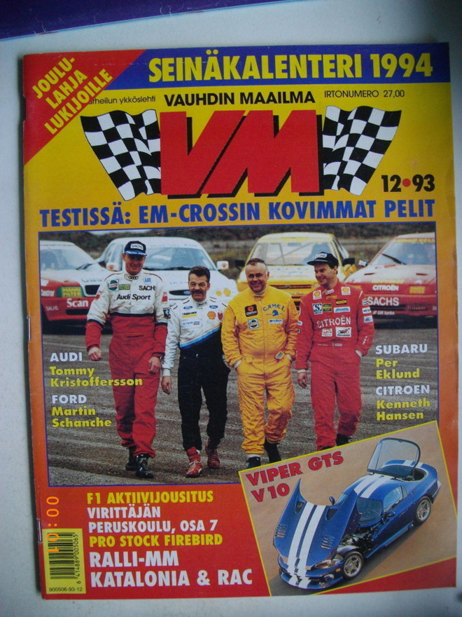 Vauhdin Maailma Nro 12/1993 (27.10)