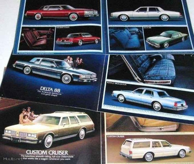 1980 Oldsmobile Delta 88 esite - KUIN UUSI - ISO - 28 siv