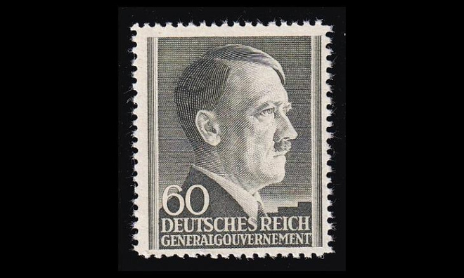 Generalgouvernement 84A ** Käyttösarja Hitler 60 (12½) (1