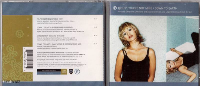 CDS Grace You\'re not Mine/Down to Earth