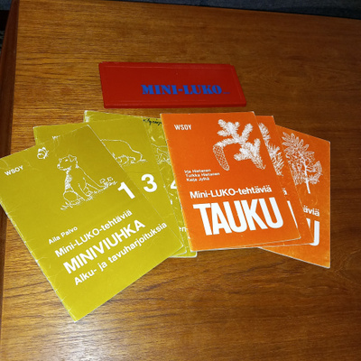 Mini-luko - oppimispeli & kuusi tehtävävihkoa
