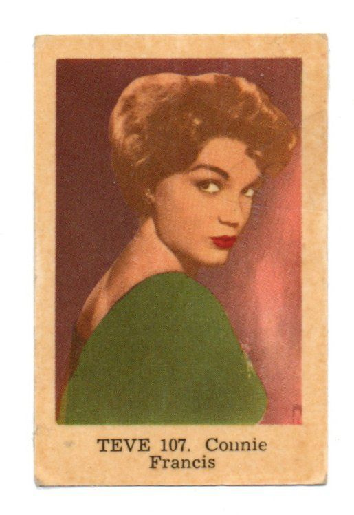 Purkkakuva Teve n:o 107 CONNIE FRANCIS