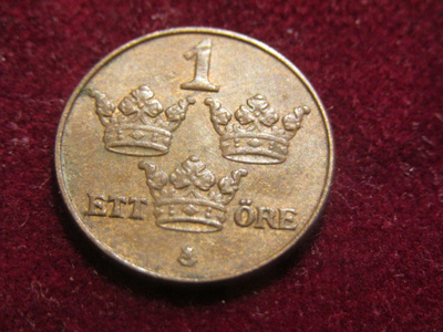 1 öre 1950. Ruotsi-Sweden