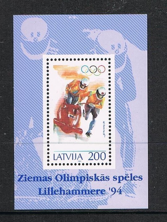 Latvia 1994 - Olympialaiset Lillehammer blokki  ++
