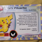 Pokemon Topps TV Animation Edition #25 Pikachu Blue Logo - pikkukuva 2