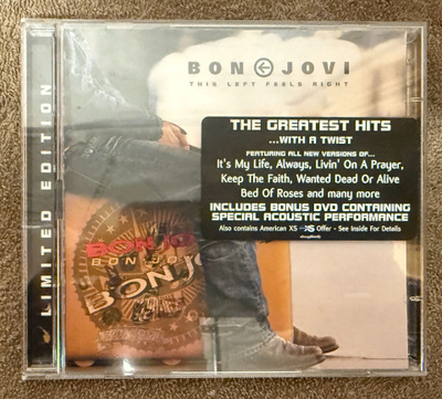 BON JOVI: This Left Feels Right (CD+DVD) LIMITED EDITION