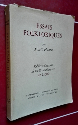 Essais folkloriques par Matti Haavio (1959)