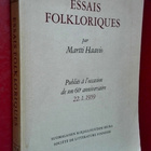 Essais folkloriques par Matti Haavio (1959) - pikkukuva 1