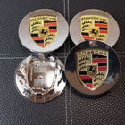 Porsche vannekeskiöt – Kulta-Kromi – 65mm (4kpl - pikkukuva 1