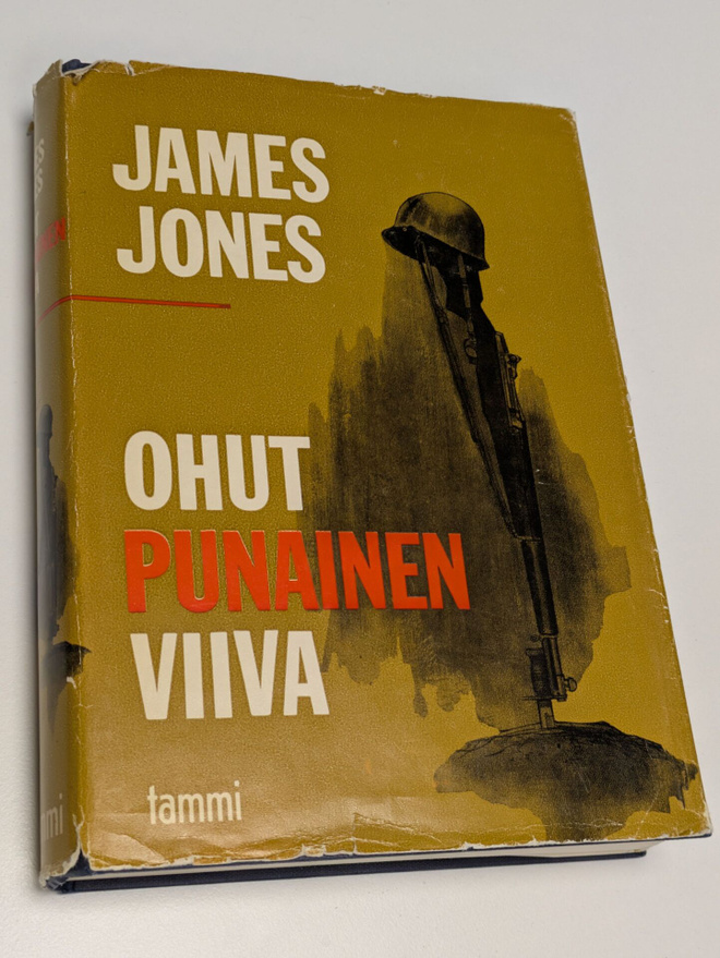 James Jones - Ohut Punainen Viiva (sidottu) HIENO KUNTO!!
