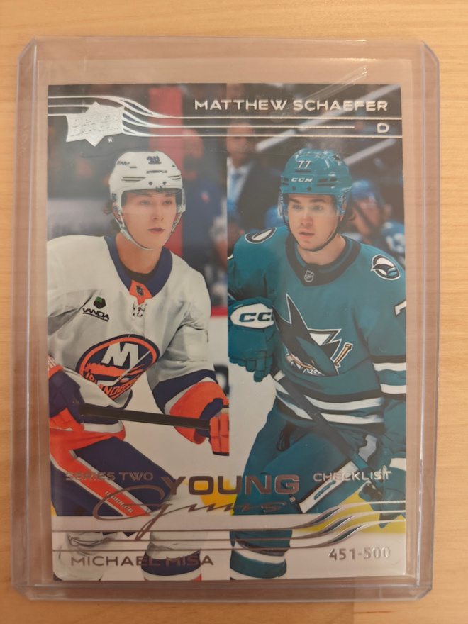 Misa& Schaefer 2025-26 Upper Deck S2 Young Guns CL