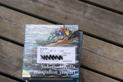 Jules Verne Sukelluslaivalla maapallon ympäri äänikirja CD