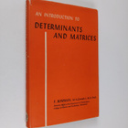 F. Bowman : An introduction to determinants and matrices - pikkukuva 1