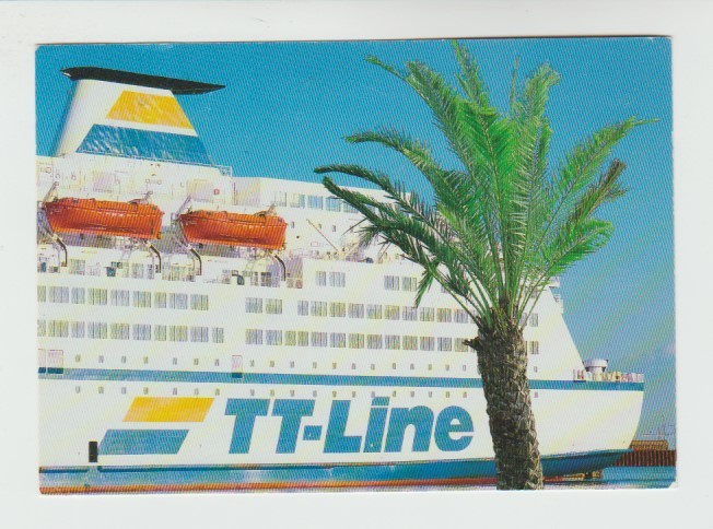 Postikortti, LAIVA  , TT--LINE