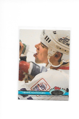 1991-92 Stadium Club #302 Teppo Numminen Winnipeg Jets