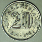 1981 Malaysia 20 Sen - pikkukuva 2