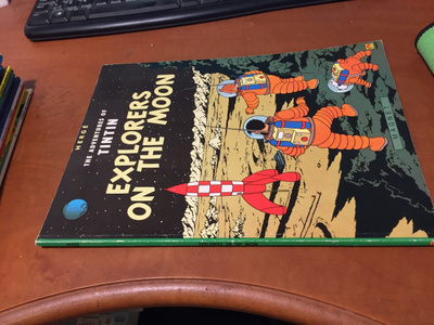 HERGE THE ADVENTURES OF TINTIN EXPLORERS ON THE MOON HYVÄ