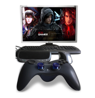 PC-paketti –LG näyttö + Langaton Logitech setti