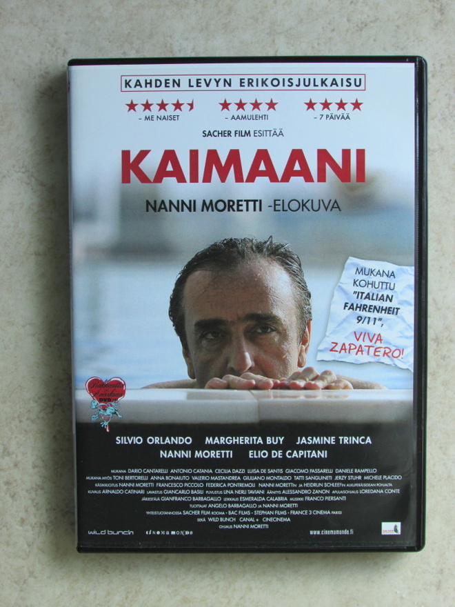 Kaimaani, 2 DVD. Lisänä "Italian Fahrenheit 9/11"