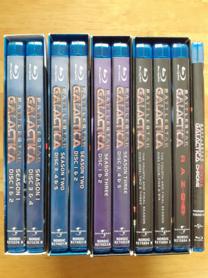 Battlestar Galactica 1-4 BLU-RAY