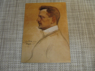 Postikortti Jean Sibelius Ainola Järvenpää.