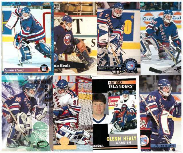 8 x Maalivahti GLENN HEALY Rangers, Islanders