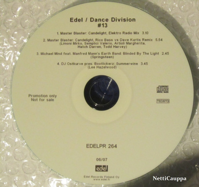 Various • Edel / Dance Division #13 PROMO CDr-Single