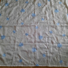 Sinivalkoinen pöytäliina 85x85cm - pikkukuva 1