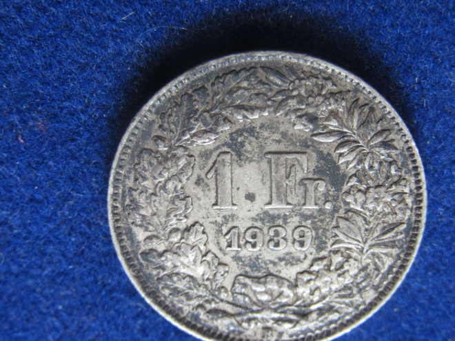 1 franc 1939. Sveitsi-Switzerland