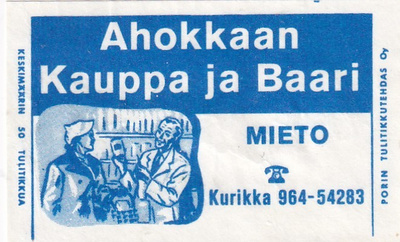 Mieto. Ahokkaan Kauppa ja Baari b549