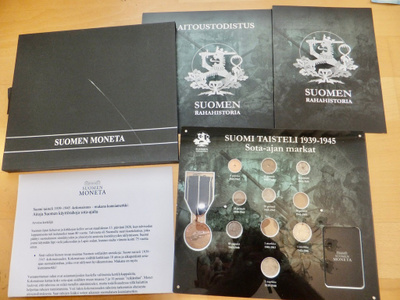 VANHA Setti Sota-ajan Markat Suomi Taisteli + Jatkosodan mm