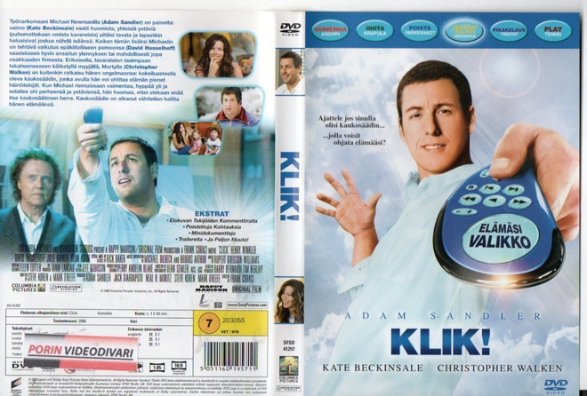 Klik	(4 089)	K	-FI-	suomik.	DVD		adam sandler	2006