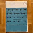 Esite Mercedes mallisto 1970 1971 W114 W115 W108 R113 W100 - pikkukuva 1
