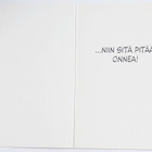 2-OS. SNOOPY/RESSU-ONNITTELUKORTTI YLIOPPILAALLE - pikkukuva 3