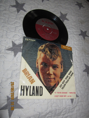 BRIAN HYLAND: Itsy Bitsy Teenie Weenie - EP  SWE 1960 ( EX-)